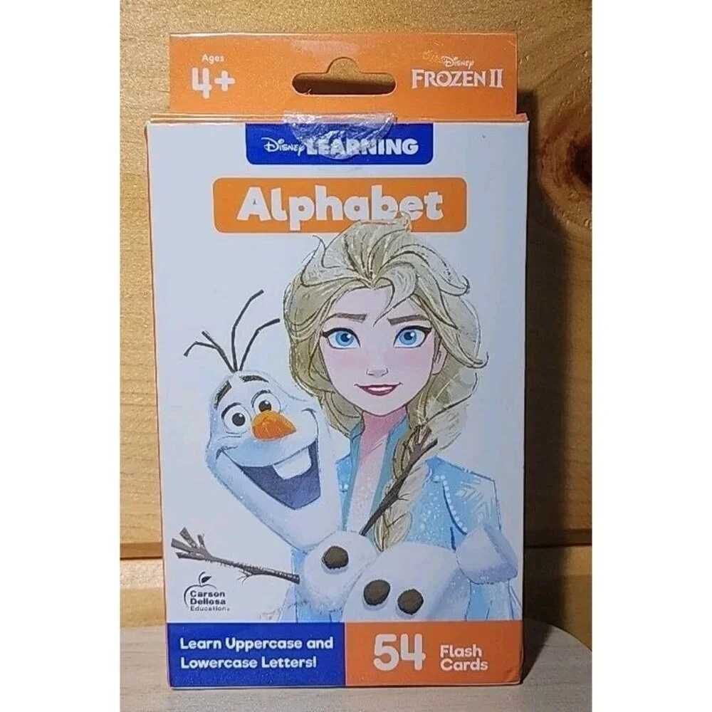 Disney Learning Frozen 2 Alphabet Flash Cards 54 Flash Card Upper And Lowercase